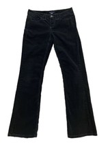 Tommy Hilfiger Corduroy Jeans Womens Size 2 Black Flare Bootcut Pants 30... - £27.22 GBP