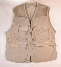 Zara Mens Vest Multi Pocket Hiking Fishing Jacket M NWT - $59.40
