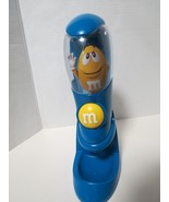 M&amp;M Yellow Character Candy Dispenser 2019 Blue 6.5&quot;T Plastic - $12.87