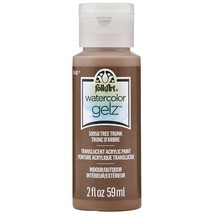 FolkArt Watercolor Gelz Acrylic Paint 2oz-Tree Trunk WTRCLRGL-50958 - £12.15 GBP