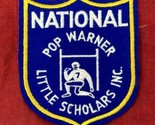 National POP WARNER Little Scholars Patch Vintage Football NEW NOS - $4.93