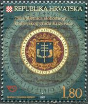 Croatia 2002. 750th anniversary of Royal Borough of Krizevci (MNH OG) Stamp - £0.78 GBP