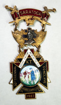 1907 Knights Templar Grand Encampment Badge 30th Triennial Battle of Sar... - $1,012.28 MXN 1907 Knights Templar Grand Encampment Badge 30th Triennial Battle of Sar... - $1,012.28 MXN