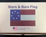 Stars &amp; Bars 7 Stars 3&#39;x5&#39; Sewn Flag Rough Tex Hemp in Collectors Gift Box - $50.00