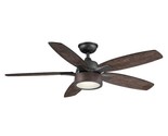 Home Decorator Collection Parkridge 52&quot; LED Natural Iron Ceiling Fan Wit... - $123.06