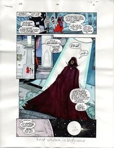Original 1999 JLA 26 color guide art page: Superman,Wonder Woman,Hourman... - £36.82 GBP