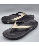 OOFOS Women's OOlala Sandal Black Latte - US Women's 9 EU 40 Recovery Comfort - $560.27 MXN