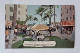 Postcard Outdoor Dining And Dancing Shoreham Norman Hotels And Villasmiami Beac - $9.53