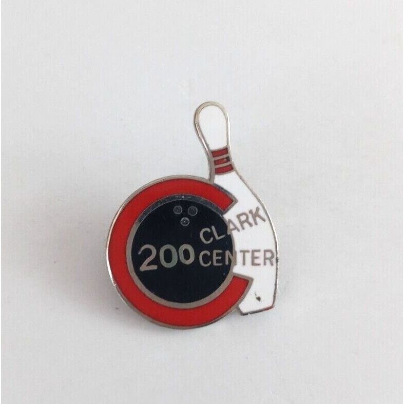 Vintage Clark Center 200 Bowling Lapel Hat Pin - $8.25