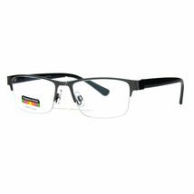 Multi Focus Progressive Reading Glasses 3 Powers in 1 Reader Rectangle Half Rim - £12.70 GBP+