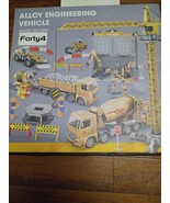 Alloy metal Construction Vehicles Truck Set  Engineering Truck Playset C... - $762.19 MXN