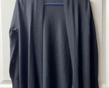 J Crew Black  Merino Wool Cardigan Sweater Size S Open Front Long Sleeve... - $14.85
