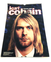 Vintage Nirvana Kurt Cobain Calendars Posters 2001 Vintage Pictures 16&quot; x 12&quot; - £53.02 GBP