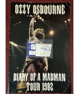 OZZY OZBOURNE / RANDY RHOADS DIARY TOUR CONCERT PROGRAM BOOK + TICKET - VG - £169.06 GBP