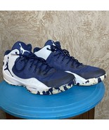 Nike Flight Speed Rising High Men&#39;s Blue Navy Sz 8 Basketball Shoe 84406... - £24.68 GBP