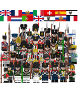 224pcs Napoleonic Wars 7 Countries Custom Army Set C Minifigures Toys - £18.65 GBP+