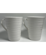 Mikasa Swirl 2 Coffee Cups 4.5&quot; - £9.98 GBP