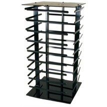 Revolving Rotating Earring Counter Display Stand 4 Sided Black - £31.71 GBP
