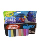Crayola 8 Pc Washable Drawing Sidewalk Chalk Disney Pixar Finding Dory P... - £7.89 GBP
