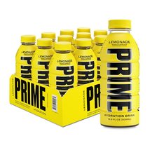 Prime Hydration Lemonade 16.9 Fl Oz Bottles 12 Pack  - $44.99