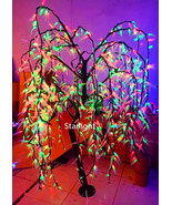 Outdoor 6.5ft RGB Color Change LED Willow Weeping Tree Light Christmas T... - £545.72 GBP