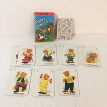 Vintage Happy Families Playing Cards Game Teddy Bears 1950&#39;s Complete Set - £15.81 GBP