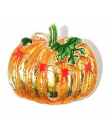 Halloween Enameled Goldtone Pumpkin Brooch  #BP127 - €3,81 EUR