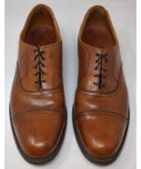 Allen Edmonds Mens Shoes 13 A Brookwood Light Brown Leather Cap Toe Dres... - £38.94 GBP