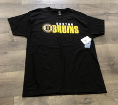 NHL Boston Bruins Official Licensed Black T-Shirt Size Large NWT - £10.88 GBP