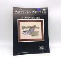 Vintage Cross Stitch Patterns, Country Summer by Linda Myers Leaflet LF K4 - £6.15 GBP