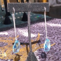 Sterling Silver Swarovski Crystal Threader Earring - £25.24 GBP