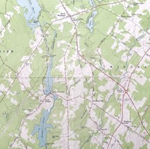Map North Windham Maine 1957 Topographic Geological Survey 1:24000 27x22&quot; TOPO10 - £46.90 GBP
