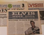 Elvis Week Event Guide Lot of 3 2004 2005  2006 Elvis Presley Magazine N... - £10.11 GBP