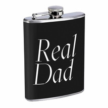 Dad Fathers Day D3 Flask 8oz Stainless Steel Hip Drinking Whiskey - £11.83 GBP