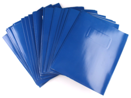 Lot of 25 Pallex Blue 2 Pocket with Prongs Paper Portfolio Folders Letter Size - $12.98