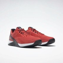 Reebok Men&#39;s Nano X1 GRIT Cross Trainer Sneaker FX3244 Red/Black Size 9.5M - £86.73 GBP