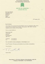 Robert Smith Scottish MP Liberal Democrat Hand Signed House Of Commons Letter - £7.18 GBP
