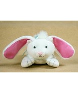 APPLAUSE WHITE PINK FLOPPY EARRED BUNNY RABBIT SPRINGTIME FRIENDS PLUSH ... - £8.27 GBP