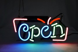 New 'Open' Beer Bar Pub Art Banner Real Neon Light Sign 12"x10" [High Quality] - $69.00
