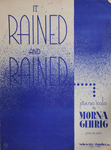It Rained and Rained Sheet Music - £0.82 GBP