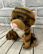 Fluff ‘n’ Stuff small plush tiger mini brown orange black striped stuffed animal - £4.73 GBP