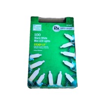 HOME ACCENTS 100 WARM WHITE MINI LED STRING LIGHTS 2X SUPER BRIGHT STEAD... - €10,75 EUR