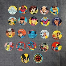 X-Men Pogs / Bottle caps Milk Caps, 22 Total 1990s, Slamco, Wolverine, Spiderman - $29.97