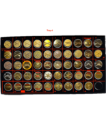 U.S. ARMY, ENLISTED, COLLAR DISKS, ASSORTED TIME PERIODS, TRAY 4 - $15.00
