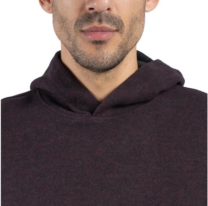 Jachs Mens Hoodie Red Pockets Long Sleeves Relaxed Fit Heavyweight Active Item image 4