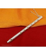 7&quot; inches long Sterling silver shree krishna flute best gift puja articl... - $181.18 CAD
