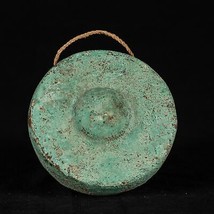 19th Jahrhundert Antik Chinesisch Bronze Gong - 12cm/12.7cm - £160.15 GBP