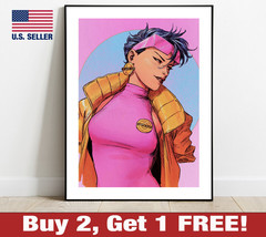 X-Men Jubilee Poster 18&quot; x 24&quot; Print Man Cave Wall Art Marvel Comics 90s Retro - £10.60 GBP