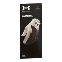 Under Armour Mens Medal Golf Glove Size ML. White / Black, Right Handed. - $242.56 MXN