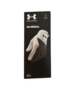 Under Armour Mens Medal Golf Glove Size ML. White / Black, Right Handed. - $13.00